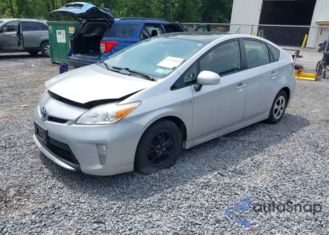 2012 Toyota Prius Three from USA, damaged, VIN JTDKN3DU5C1545036